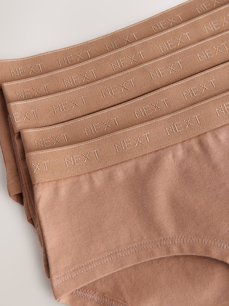 Nude Hipster Briefs 5 Pack (5-16yrs) - Image 4 of 5