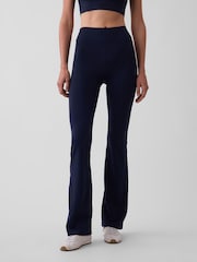 Gap Navy GapFit Smooth High Waisted Bootleg Leggings - Image 1 of 5