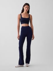 Gap Navy GapFit Smooth High Waisted Bootleg Leggings - Image 4 of 5