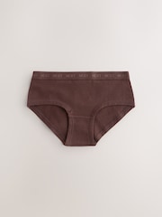 Brown Hipster Briefs 5 Pack (5-16yrs) - Image 2 of 5