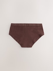 Brown Hipster Briefs 5 Pack (5-16yrs) - Image 3 of 5