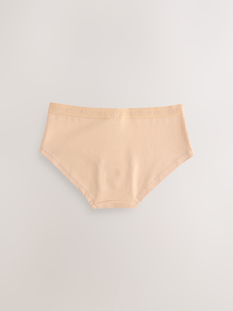 Caramel Nude Hipster Briefs 5 Pack (5-16yrs) - Image 7 of 9
