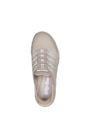 Skechers Brown Breathe Easy Roll Slip In With Me Wide Fit Trainers - Image 3 of 3