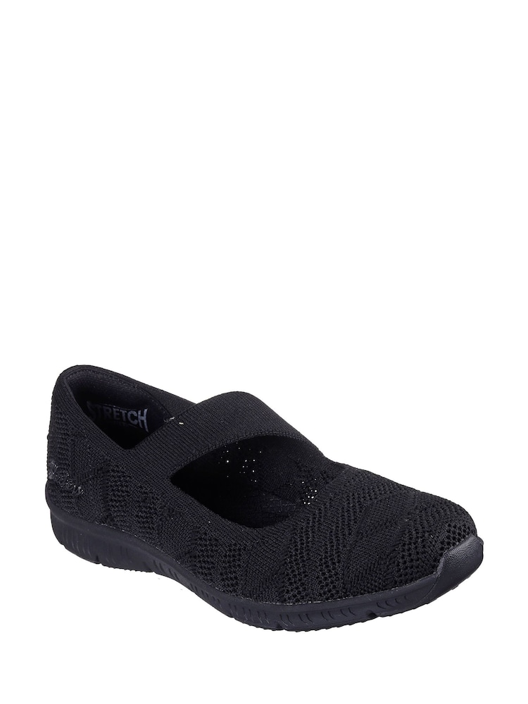 Skechers Black Womens Be Cool Shoes - Image 3 of 5