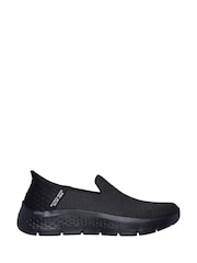 Skechers Black Womens Slip Ins Go Walk Flex Trainers - Image 1 of 5