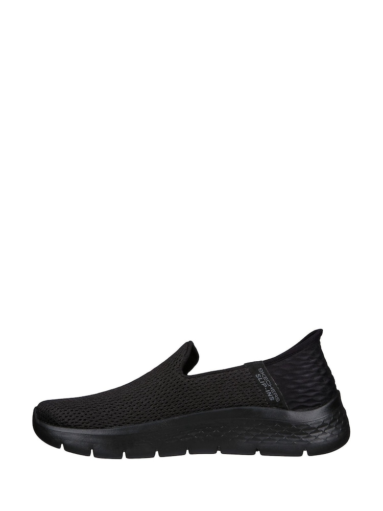 Skechers Black Womens Slip Ins Go Walk Flex Trainers - Image 2 of 5