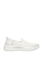 Skechers White Womens Slip Ins Go Walk Flex Trainers - Image 1 of 5