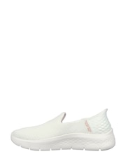Skechers White Womens Slip Ins Go Walk Flex Trainers - Image 2 of 5