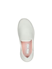 Skechers White Womens Slip Ins Go Walk Flex Trainers - Image 4 of 5