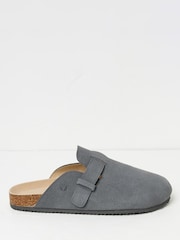 FatFace George Charcoal Grey House Shoe - Image 1 of 3