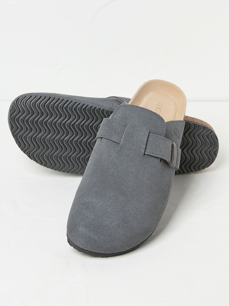 FatFace George Charcoal Grey House Shoe - Image 2 of 3