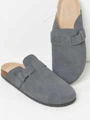 FatFace George Charcoal Grey House Shoe - Image 3 of 3