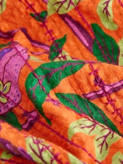 Morris & Co. Green Quilted Reversible Kimono Wrap - Image 7 of 8