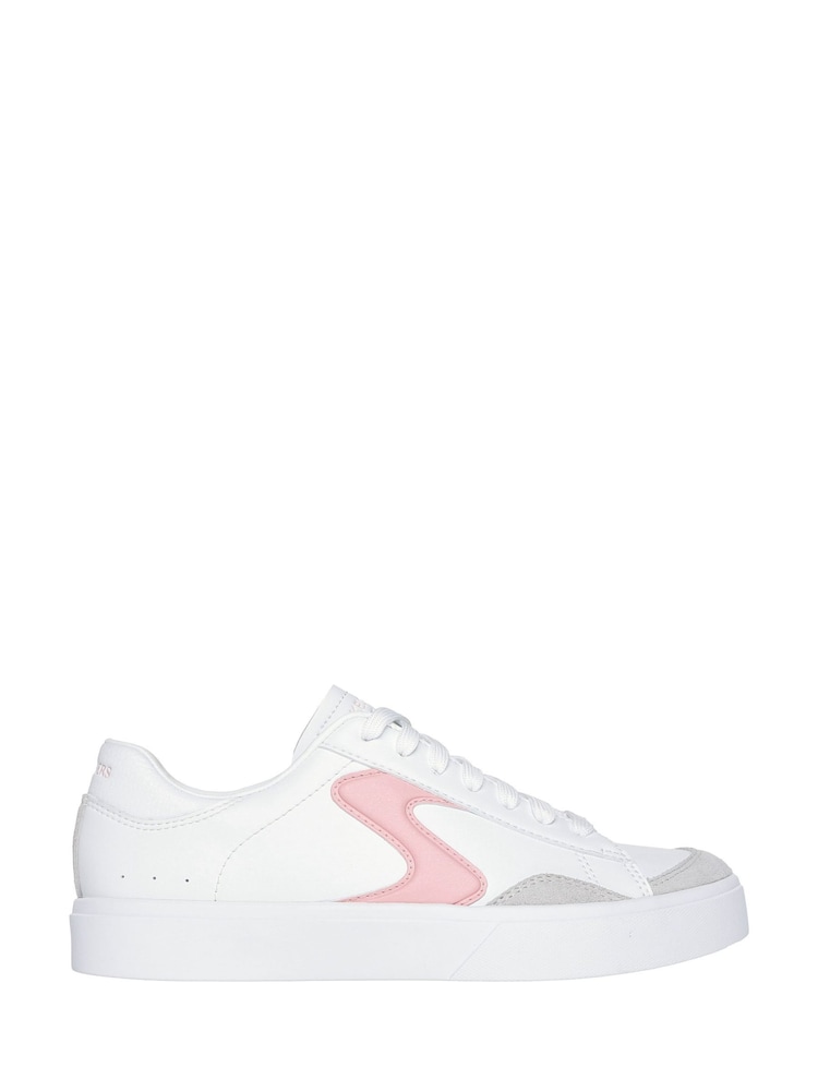 Skechers White Ecru Womens Eden LX  Trainers - Image 1 of 5