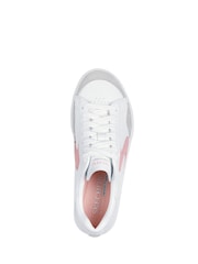 Skechers White Ecru Womens Eden LX  Trainers - Image 4 of 5