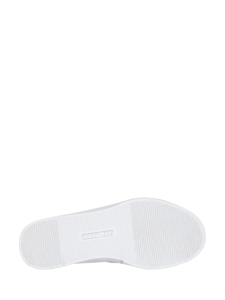 Skechers White Ecru Womens Eden LX  Trainers - Image 5 of 5