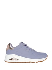 Skechers Purple Womens Standard Fit Uno Trainers - Image 1 of 5