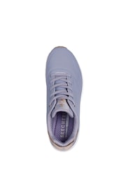 Skechers Purple Womens Standard Fit Uno Trainers - Image 2 of 5