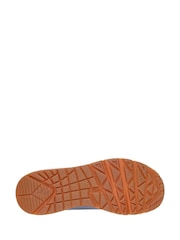 Skechers Purple Womens Standard Fit Uno Trainers - Image 3 of 5