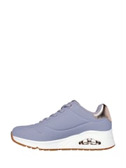 Skechers Purple Womens Standard Fit Uno Trainers - Image 5 of 5