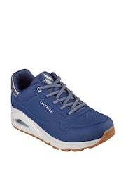 Skechers Blue Womens Standard Fit Uno Trainers - Image 3 of 5