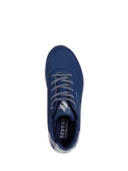 Skechers Blue Womens Standard Fit Uno Trainers - Image 4 of 5