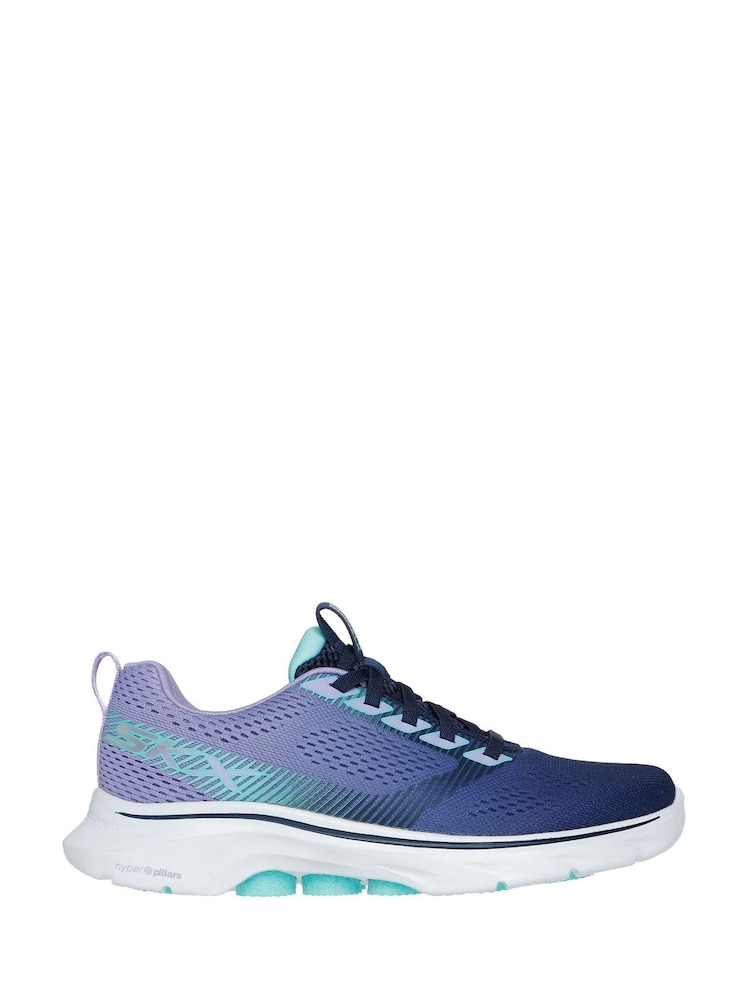 Skechers Blue Go Walk 7 Hailey Trainers - Image 1 of 1
