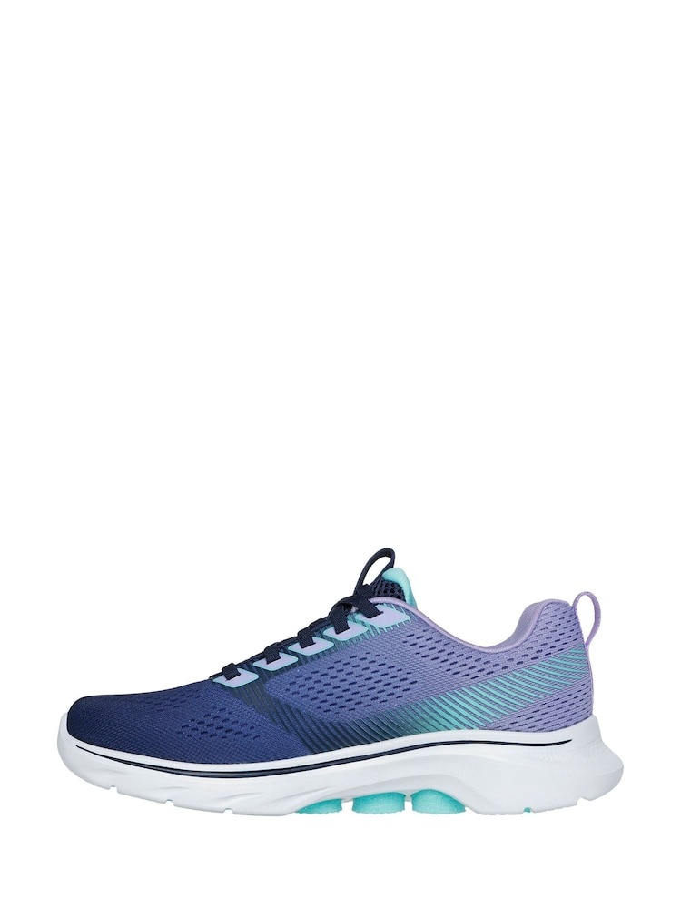 Синий - кроссовки Skechers Go Walk 7 Hailey - Изображение 2 из 5