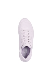 Skechers White Uno Stand On Air Trainers - Image 3 of 3