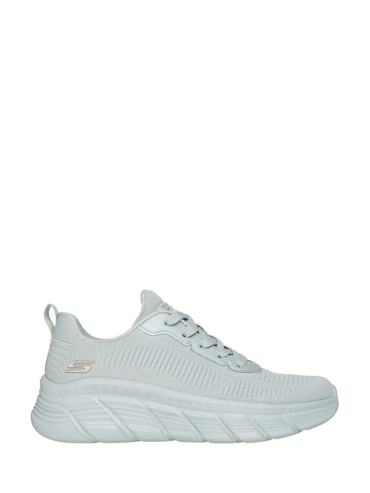 Skechers Green Womens Bobs B Flex Hi Flying Trainers - Image 1 of 5