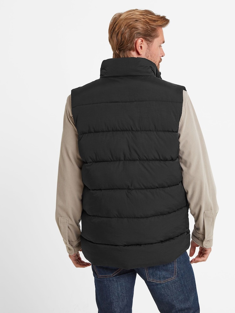 Tog 24 Black Mens Lomax Padded Gilet - Image 2 of 6