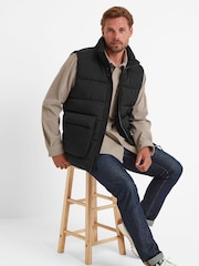 Tog 24 Black Mens Lomax Padded Gilet - Image 3 of 6