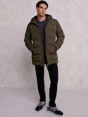 Tog 24 Green Mens Brinkley Waterproof Hooded Parka - Image 1 of 7