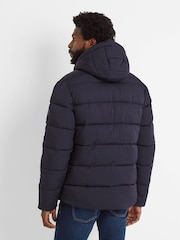 Tog 24 Black Mens Hooded & Water-Repellent Hamilton Padded Parka - Image 2 of 7