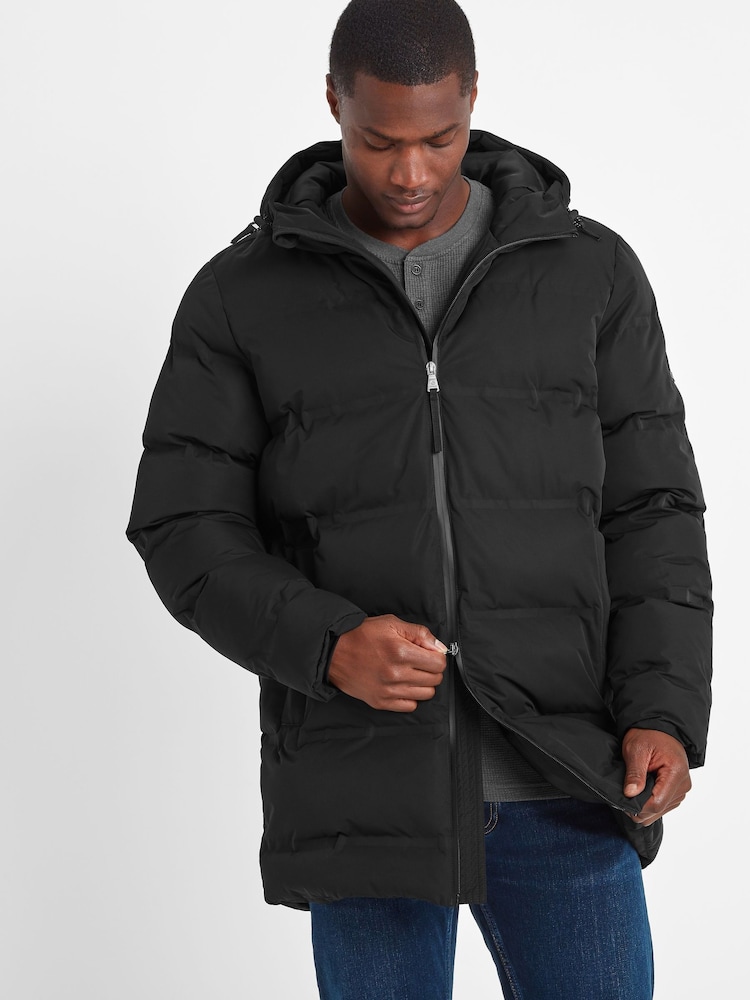 Tog 24 Black Mens Brinkley Waterproof Hooded Parka - Image 6 of 7