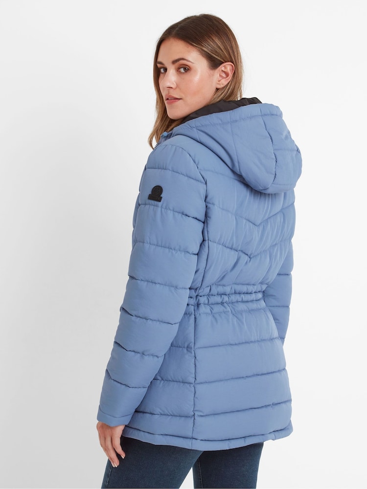 Tog 24 Blue Womens Anthorn Padded Hooded Parka - Image 3 of 8