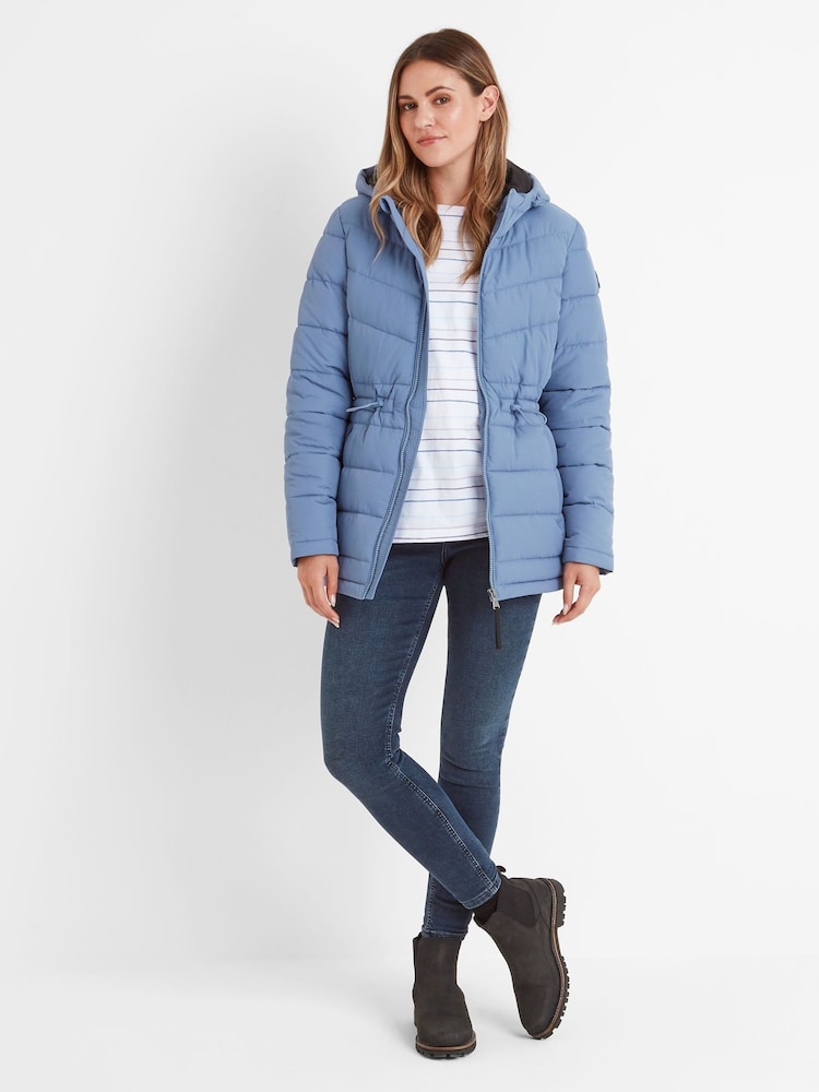Tog 24 Blue Womens Anthorn Padded Hooded Parka - Image 5 of 8
