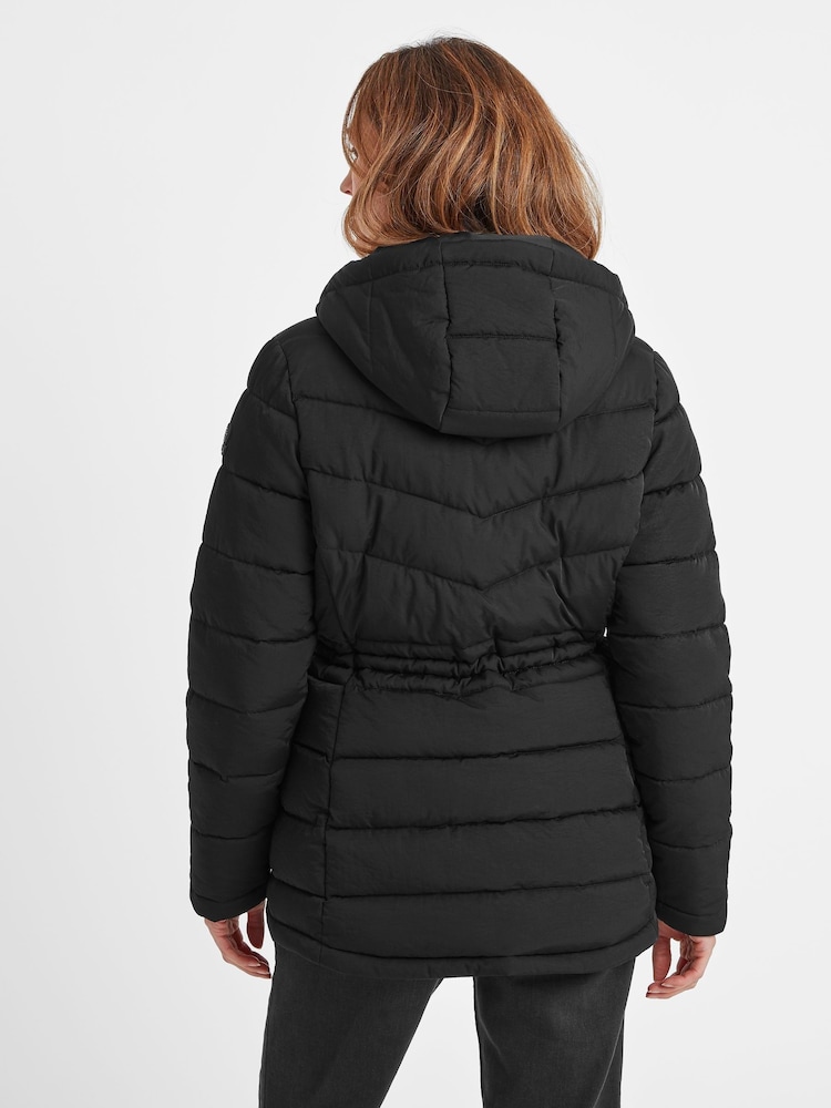 Tog 24 Black Womens Anthorn Padded Hooded Parka - Image 3 of 7
