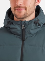 Tog 24 Grey Mens Brinkley Waterproof Hooded Parka - Image 5 of 7