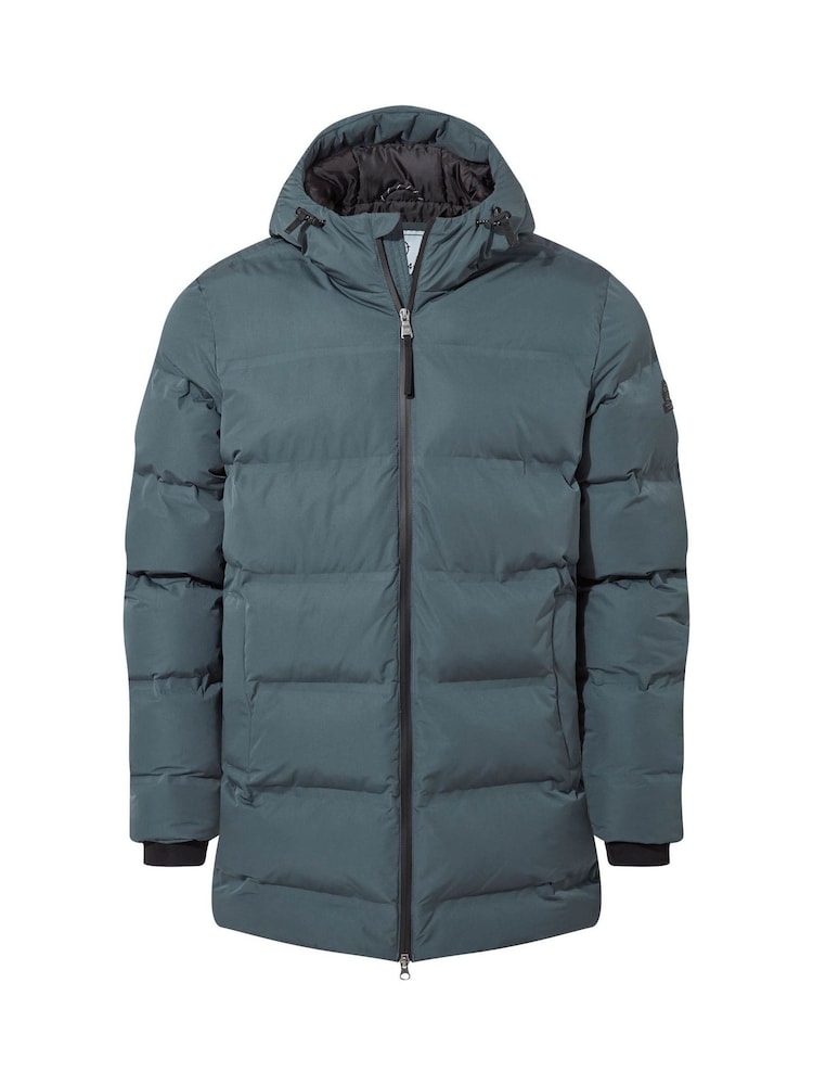 Tog 24 Grey Mens Brinkley Waterproof Hooded Parka - Image 7 of 7