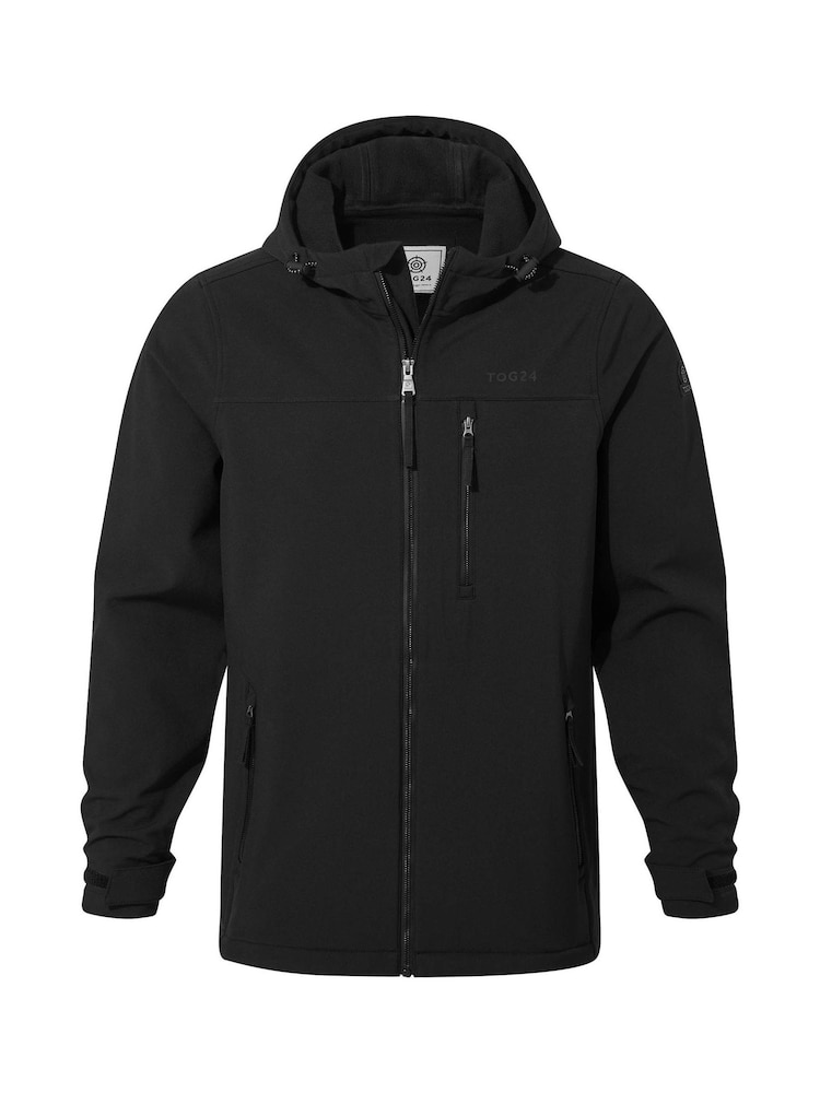 Tog 24 Black Mens Retner Softshell Hooded Jacket - Image 7 of 7