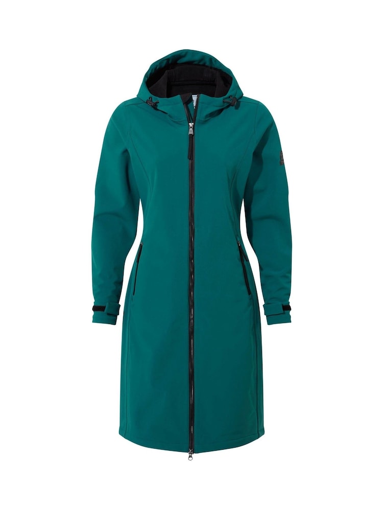 Tog 24 Blue Womens Enya Softshell Long Jacket - Image 6 of 6