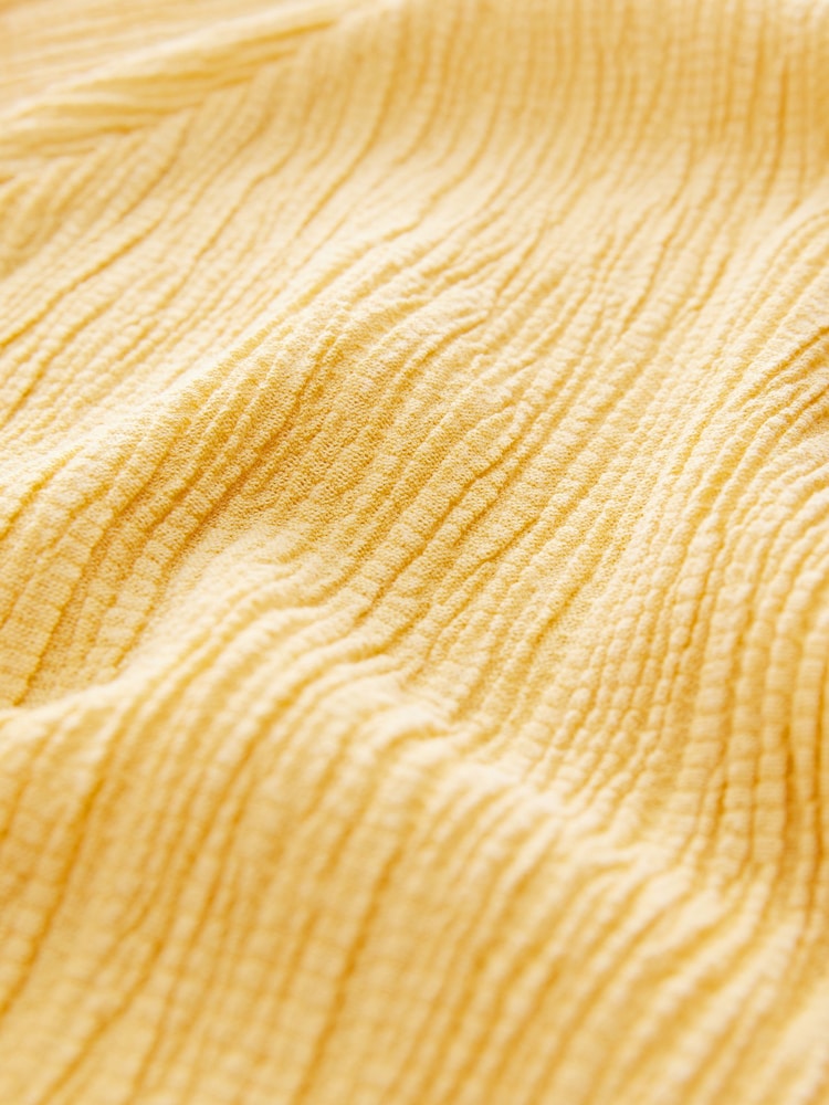 Amarillo - Top de manga corta raglán con textura - Imagen 7 de 7 Amarillo - Top de manga corta raglán con textura - Imagen 7 de 7