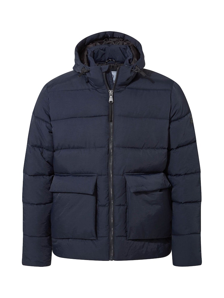 Tog 24 Blue Mens Hooded & Water-Repellent Hamilton Padded Parka - Image 7 of 7 Tog 24 Blue Mens Hooded & Water-Repellent Hamilton Padded Parka - Image 7 of 7