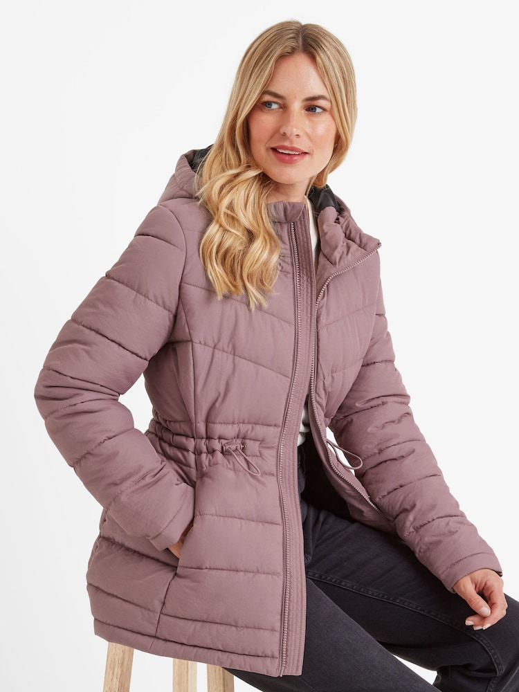 Tog 24 Pink Womens Anthorn Padded Hooded Parka - Image 1 of 8