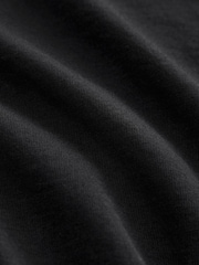 Black Embellished Pocket 100% Cotton T-Shirt - Image 6 of 6