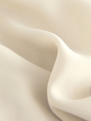 Stone Relaxed Fit Long Sleeve Overhead V-Neck Blouse - Image 5 of 6