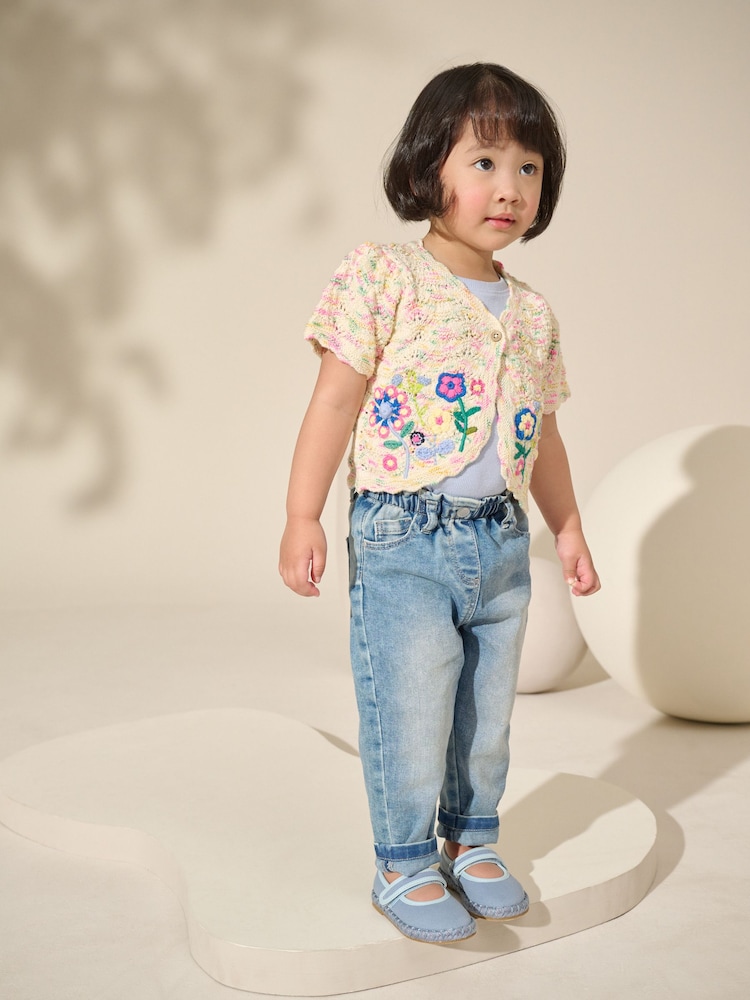 Multi Embroidered Flower Cardigan (3mths-7yrs) - Image 2 of 9