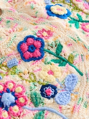 Multi Embroidered Flower Cardigan (3mths-7yrs) - Image 9 of 9