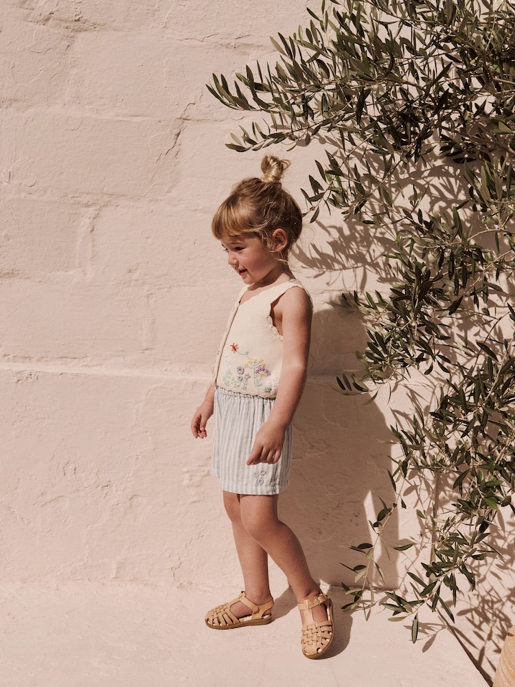 Multi Knitted Wasicoat And Short Set (3mths-7yrs) - Image 5 of 12